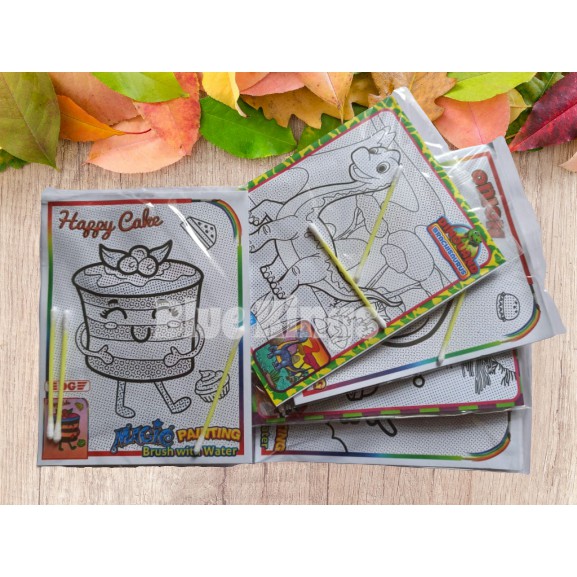 

Mainan Edukasi Magic Painting/ Mewarnai Cat Air Cotton Bud