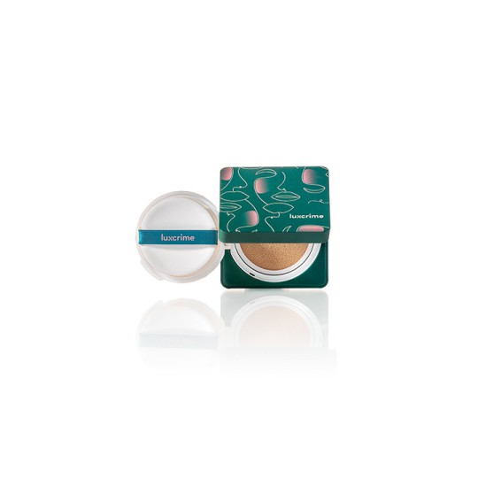Luxcrime Cushion, Luxcrime 2nd Skin Luminous, Luxcrime Cushion Honey, Luxcrime Cushion Shade Cashew