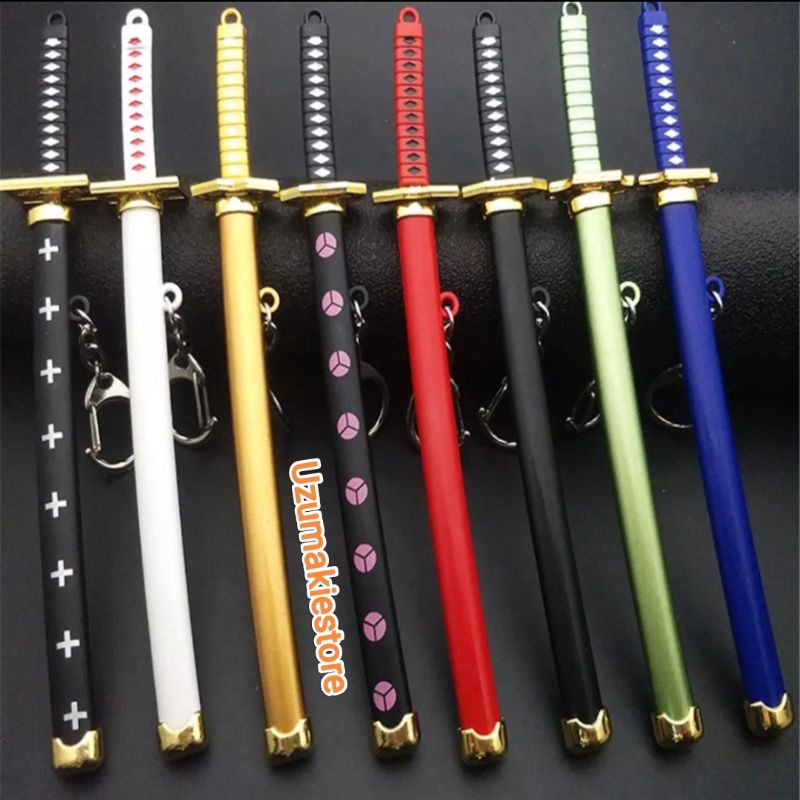 Gantungan Kunci Anime Pedang One Roronoa Zoro