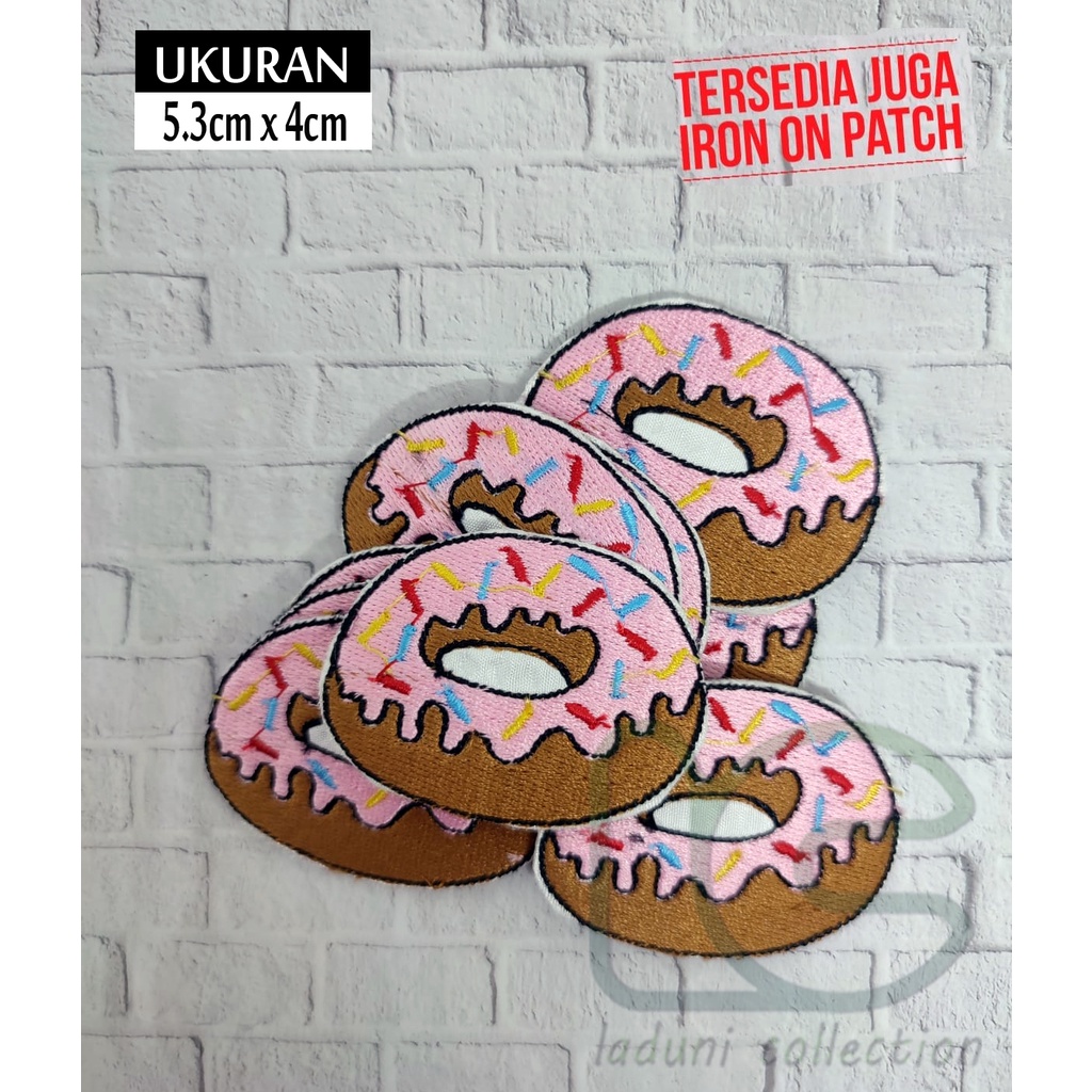 PATCH BORDIR KUE DONAT / PATCH BORDIR Dunkin Donuts