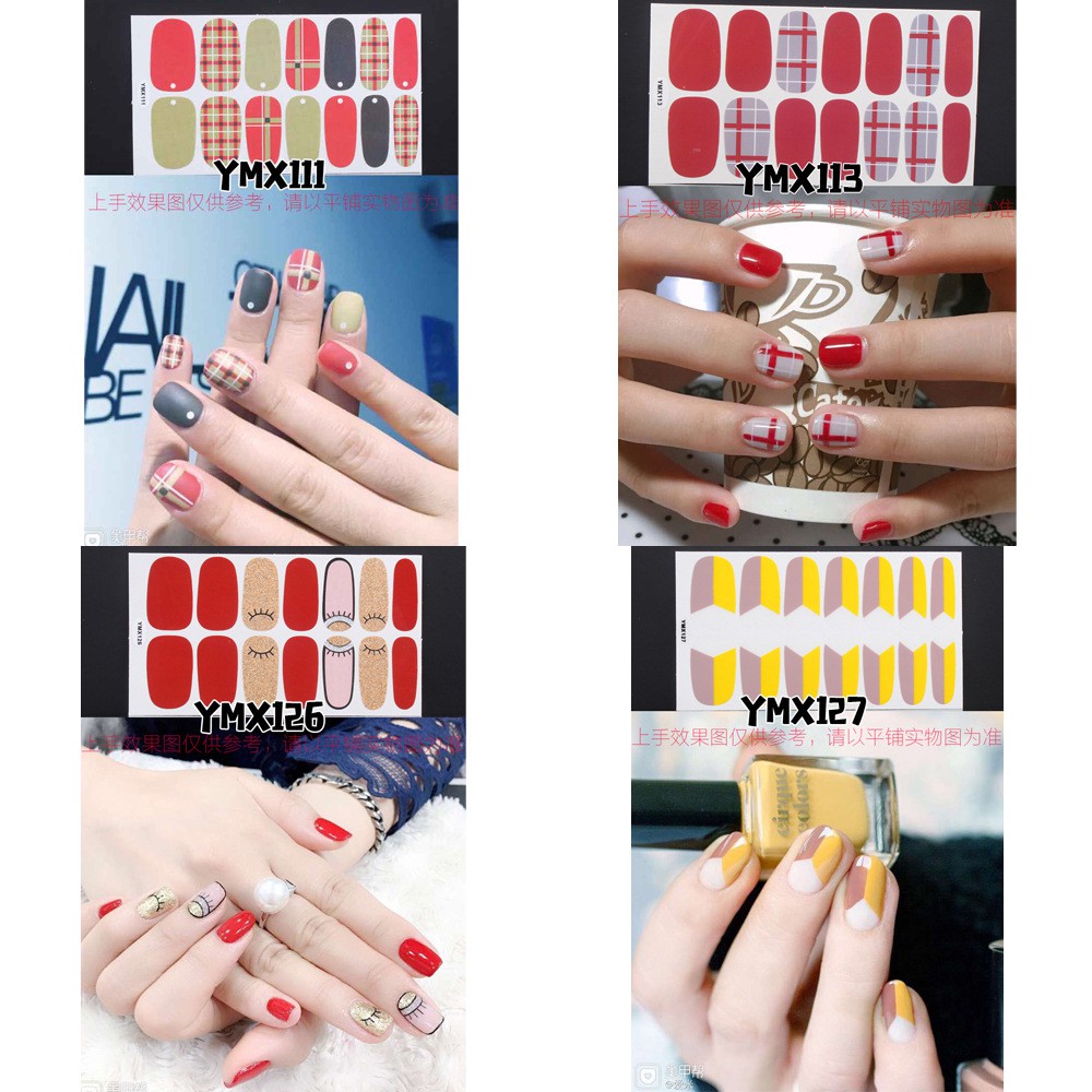 STIKER KUKU NAIL STICKER KARAKTER KODE YMX BAG 6