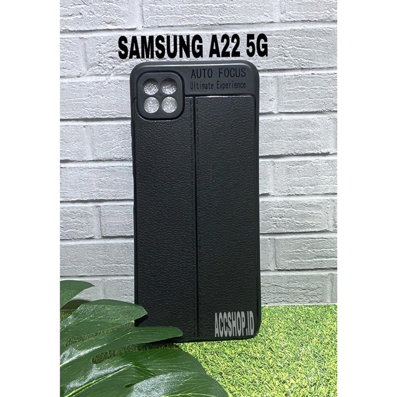 Casing SAMSUNG A22 5G Softcase Auto Focus leather Case AutoFocus