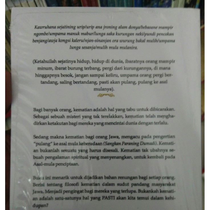 Sangkan Paraning Dumadi Orang Jawa Dan Rahasia Kematian Shopee Indonesia