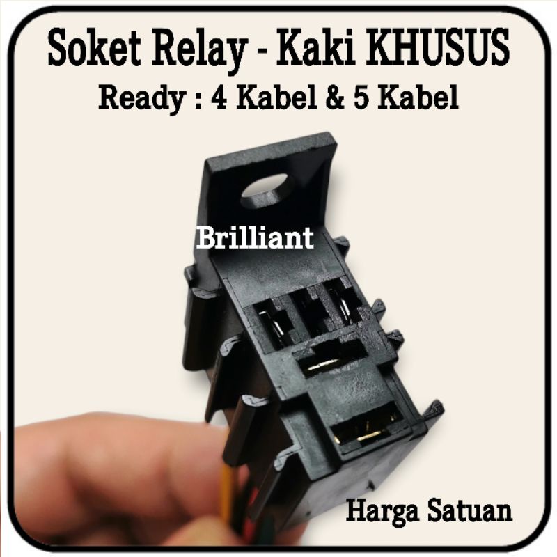 Soket Relay Kaki Khusus - For Relay DENSO / NAIS