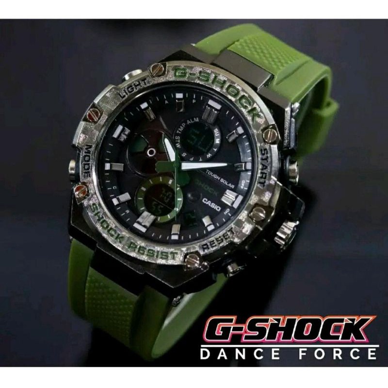 Jam Tangan_G_Shock_Sport_Pria Besi Halus Jam Tangan Dualtime