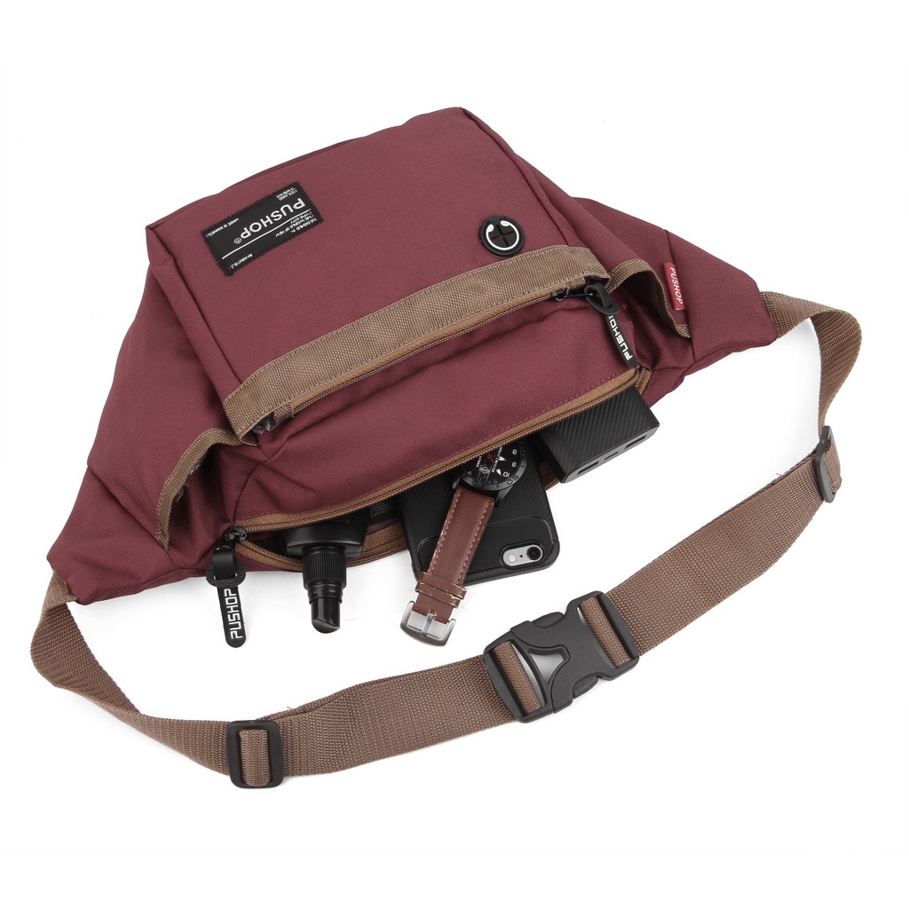 Tas Selempang Waistbag Pria Pushop Keane PUSHOP AUTHENTIC