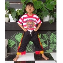 SETELAN BAJU REOG ANAK LAKI LAKI // KAOS REOG ANAK PONOROGO//