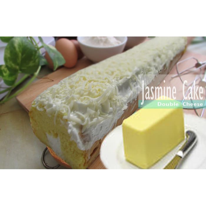Double Cheese Roll cake/Jasmine Cake/Roll tart/Swiss Roll/Bolu Gulung
