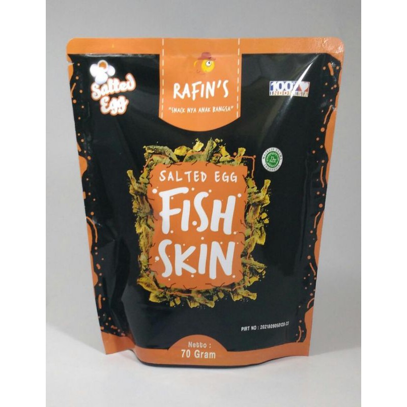 

rafins fish skin sallted egg