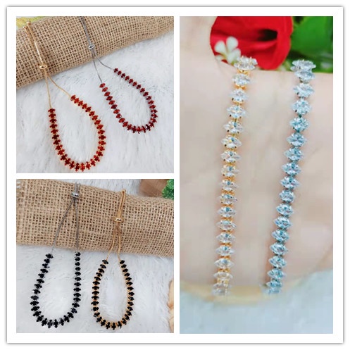 Gelang Xuping Mata Full Lapis Emas Perhiasan Wanita Jewellery L7