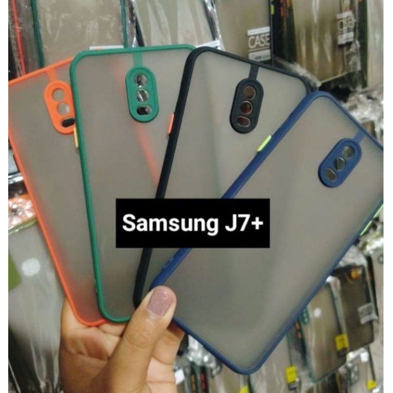 Bumper AERO CASE Samsung J7 Plus Premium Hardcase My Choice List Warna Matte J7+