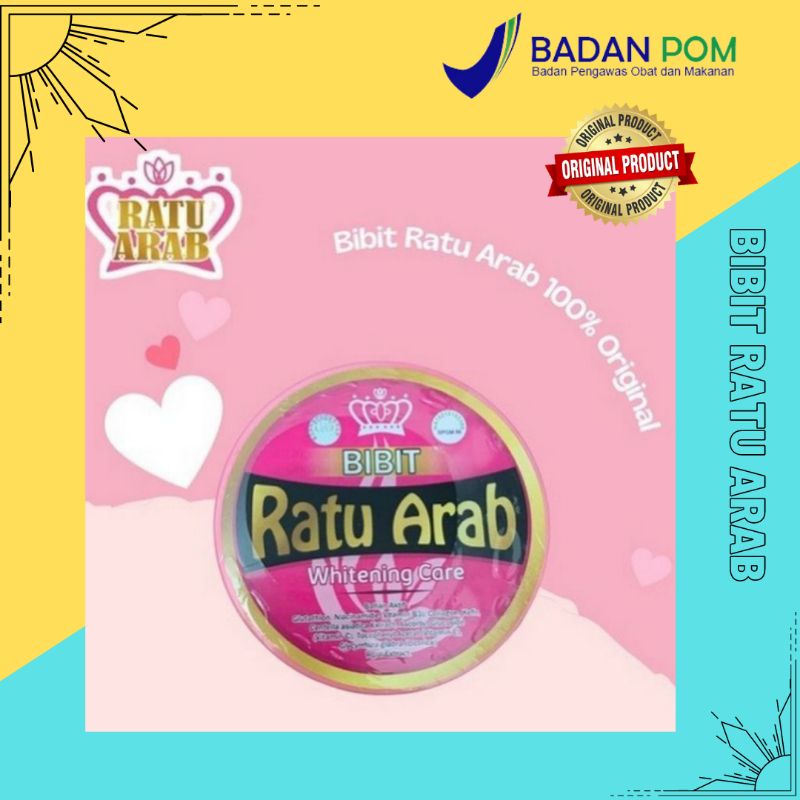 Bibit Ratu Arab Original/Bibit Ratu Arab Pemutih Badan Original/Body Lotion Pemutih Bibit Ratu Arab 
