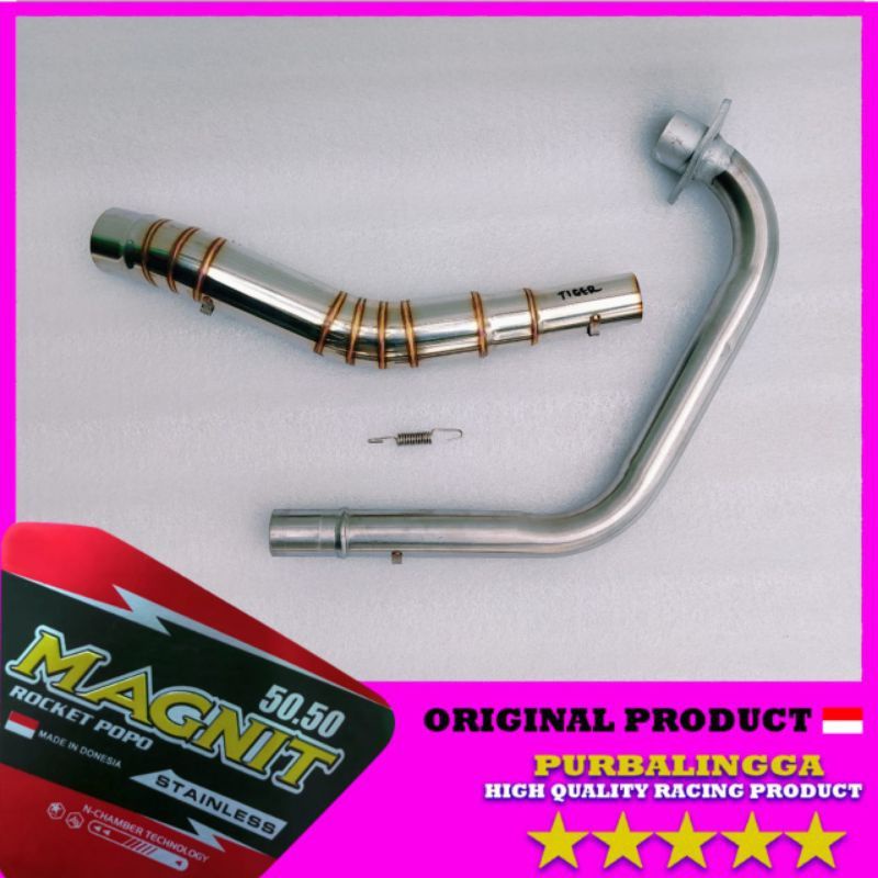 Pipa leher Honda Tiger full stainless anti karat only