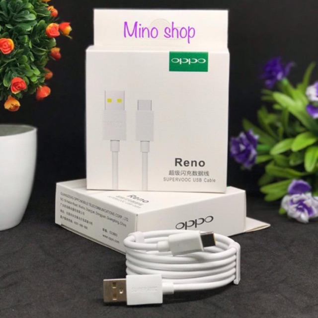 KABEL DATA ORI OPPO RENO TYPE-C VOOC FAST CHARGING