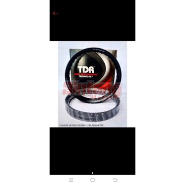 pelek TDR U Shape black 215 ring17