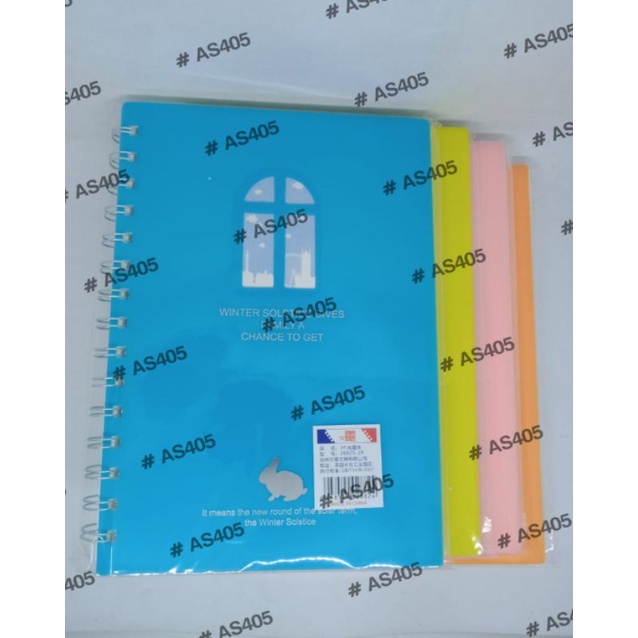 

Diary A5 Spiral Warna Pastel