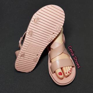  RESTOCK Sendal Tali  Kait Jelly Wanita Balance  3613 