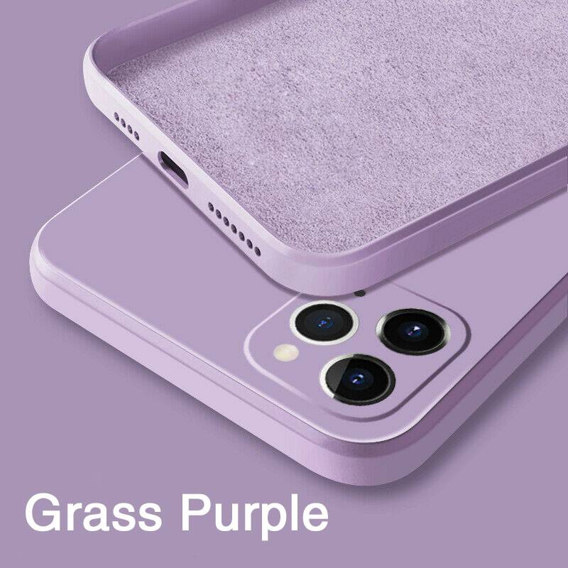 Soft Case Bahan Silikon Warna Permen Untuk Iphone 12 11 Pro Max Mini Xs X Xr 6 7 8 Plus Se