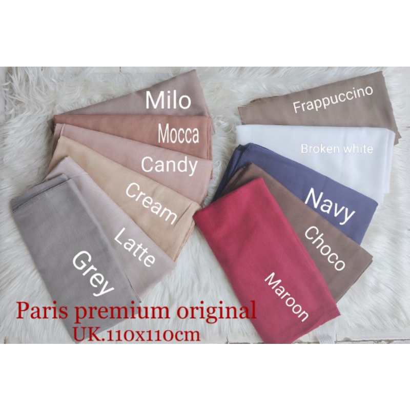 PARIS PREMIUM ORIGINAL/PARIS PREMIUM HIQH QUALITY/PARIS MURAH/HIJAB PARIS PREMIUM/1KG MUAT 8pcs