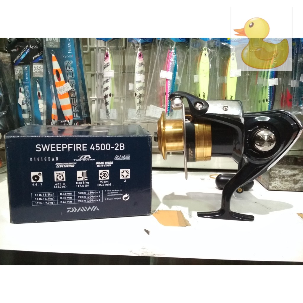 [Promo] Reel Spinning Daiwa Sweepfire 4500 Max Drag 8Kg