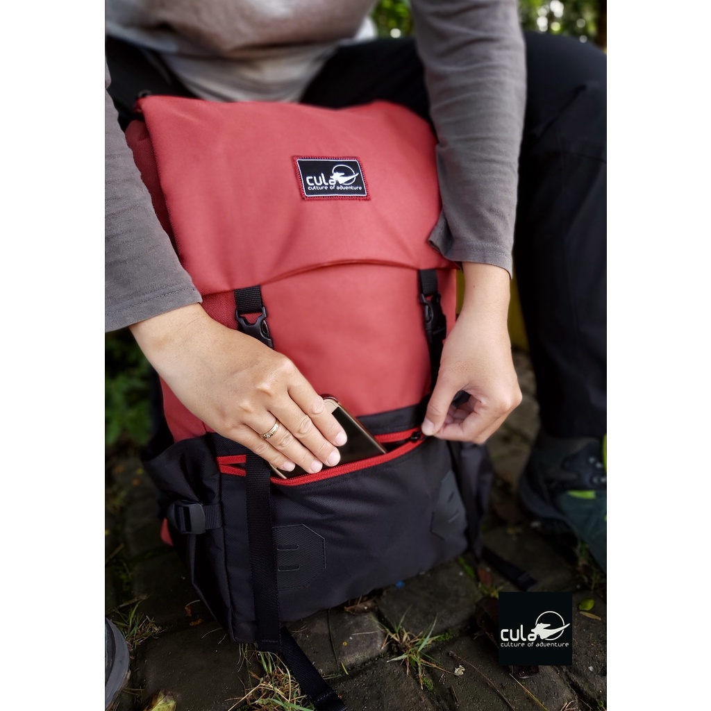 Tas Ransel Sekolah Daypack CULA 25L Tas Punggung Slot Laptop