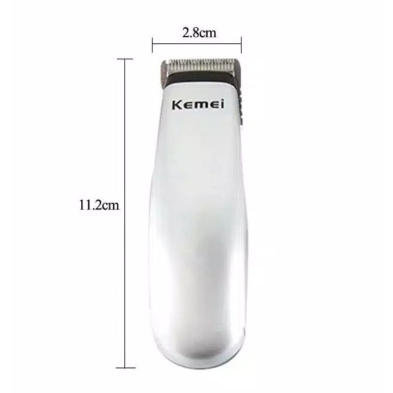 Alat pencukur rambut elektrik hair trimmer shaver rechargeable Kemei KM 666