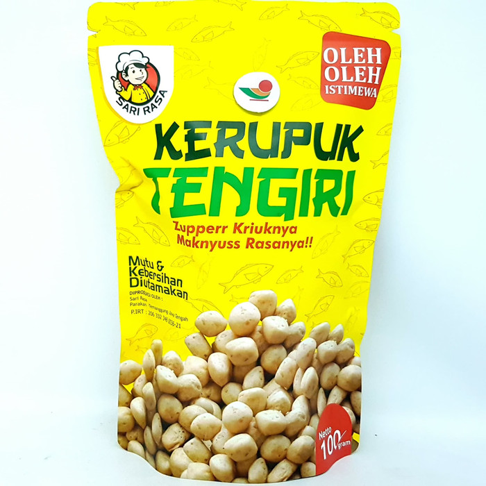 

SARI RASA KERUPUK TENGIRI 100gr | KRUPUK IKAN KEMPLANG BULAT AMPLANG