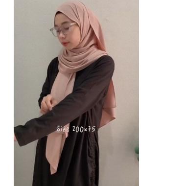 ✾ Pashmina Airflow Crinkle Premium 200x75 Syar'i Nami Shawl SALE NOW GET IT FAST ➸