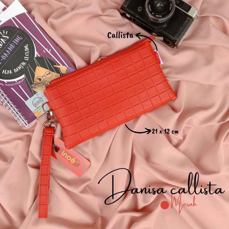 DANISA FLIP CALLISTA || DOMPET POUCH KOTAK || ORI BY INOE