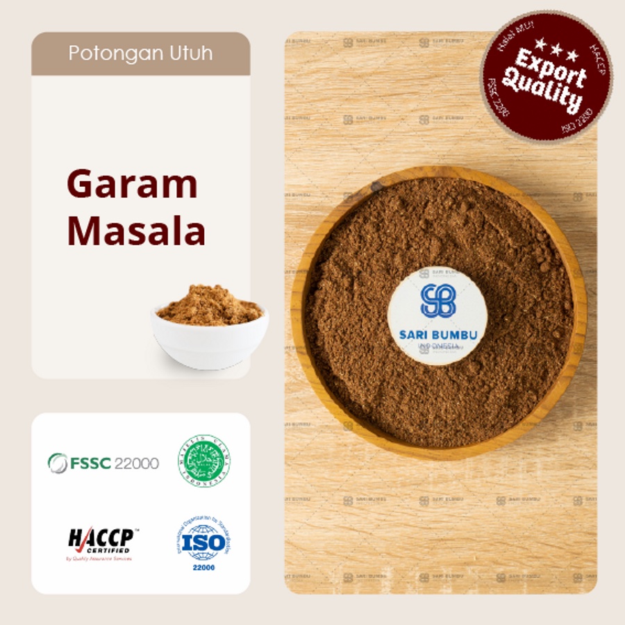 

Bumbu Rempah India | Garam Masala 250gr Export Quality