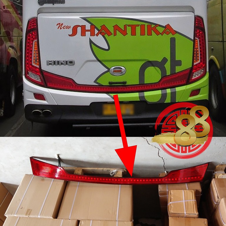 Lampu Dekorasi Belakang Jetbus HD2