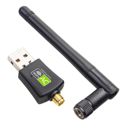 Wifi USB Dual Band 2.4G dan 5G Antena High Gain 600Mbps Wireless USB