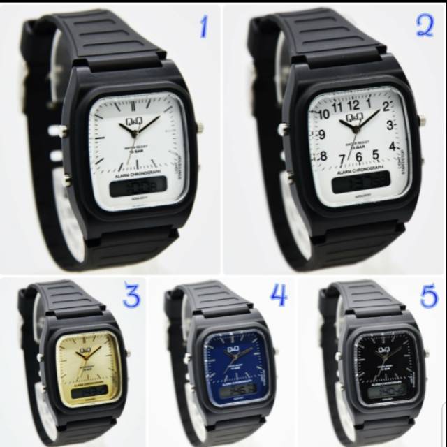 READY jam tangan Q&Q QQ QnQ GZ04 ORIGINAL unisex