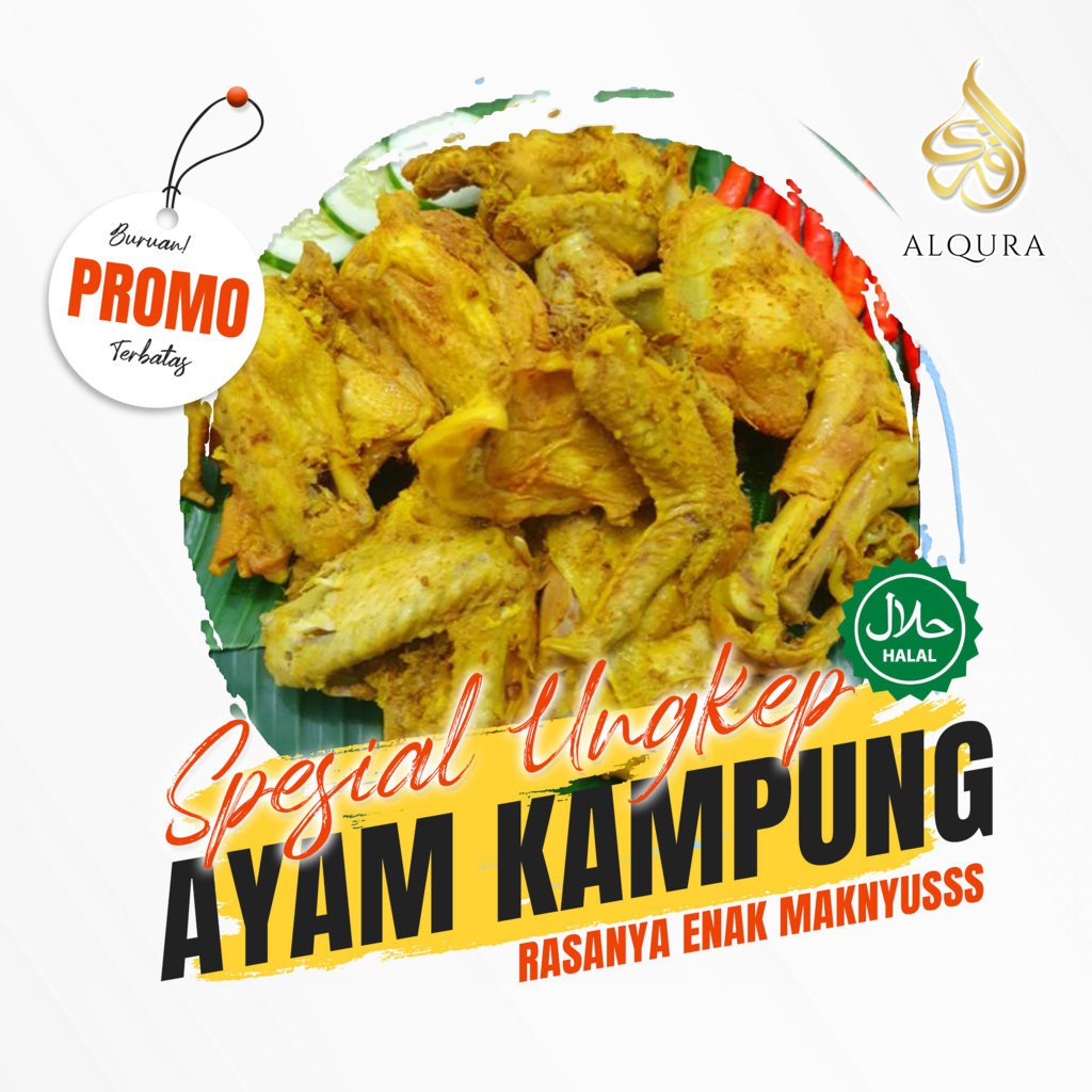 

Ayam Kampung Organik Spesial Bumbu Ungkep Kuning - Siap Goreng