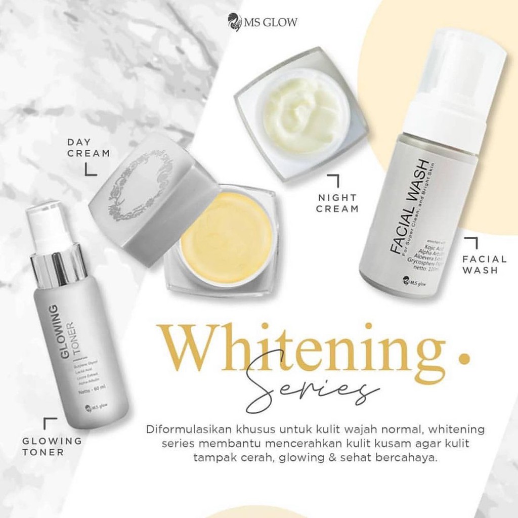 MS glow Paket wajah  &amp; Serum Wajah MS glow