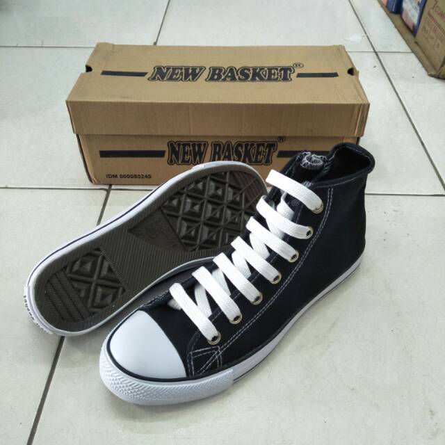 Sepatu SEKOLAH MERK NEW BASKET BOOT ORIGINAL
