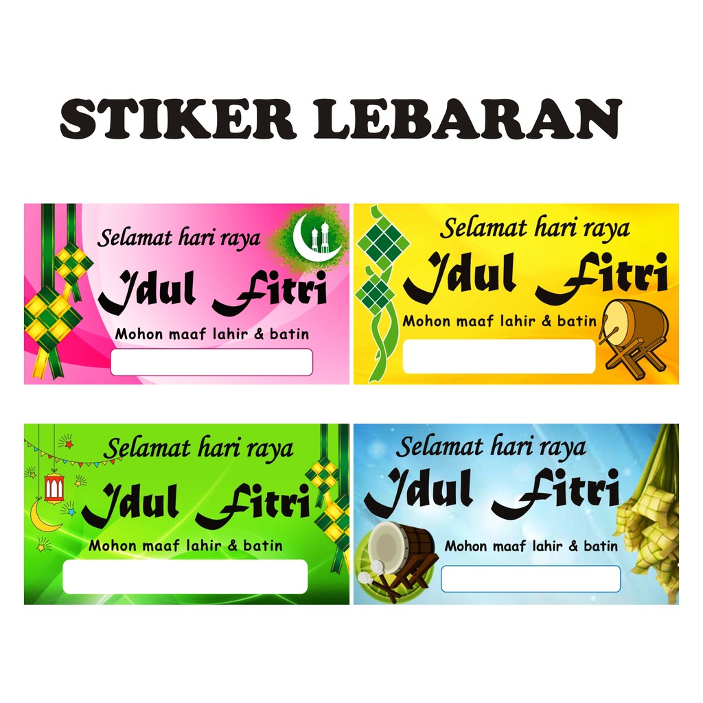 

READY Stiker lebaran ISI 10 | Stiker Idul Fitri | Stiker Parcel | Stiker Hamper | Stiker Bingkisan/