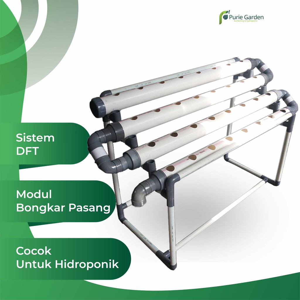 Modul Hidroponik DFT 32 Lubang PG KDR