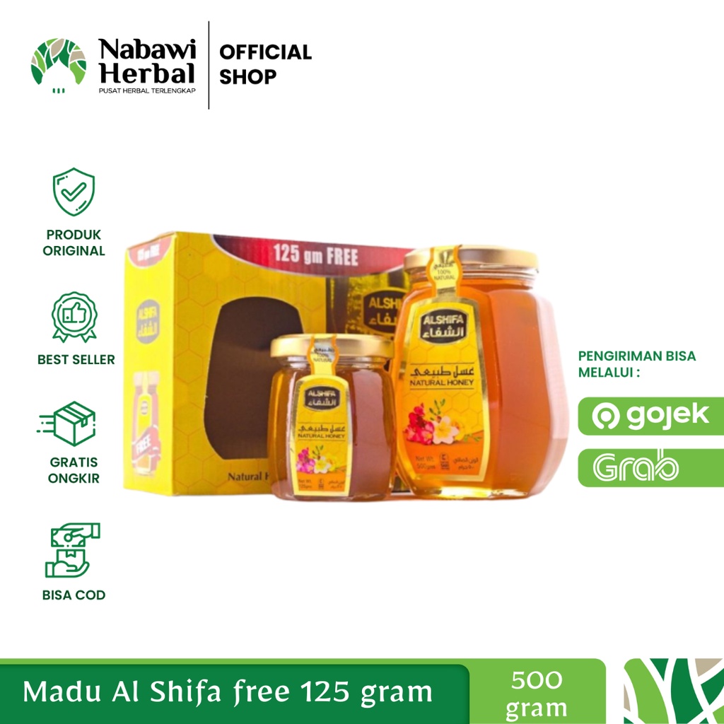 

ALSHIFA - Madu Al Shifa 500gr Free 125gr Natural Honey