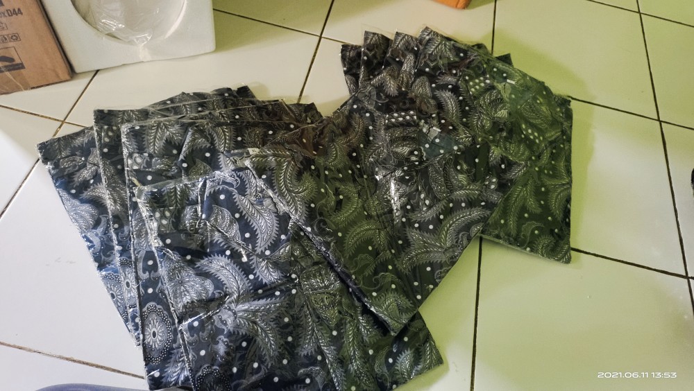 Kemeja Batik Pria Lengan Pendek Size M L Xl Xxl Katun Batik Premium Seragam Batik Seragam Kantor