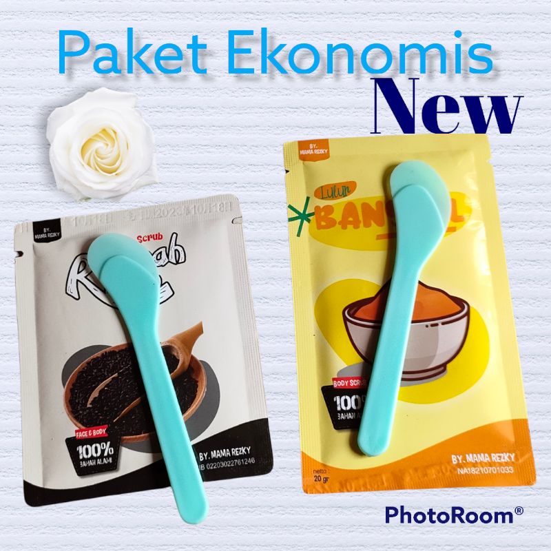 paket putih Ekonomis lulur Bangkal&Rempah Hitam 20g