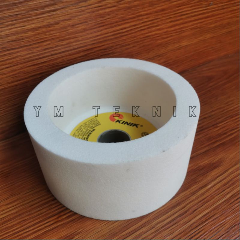 Batu gerinda poles mangkok 4 inch Spartak KINIK Straight cup wheel 100 x 50 x 31.75