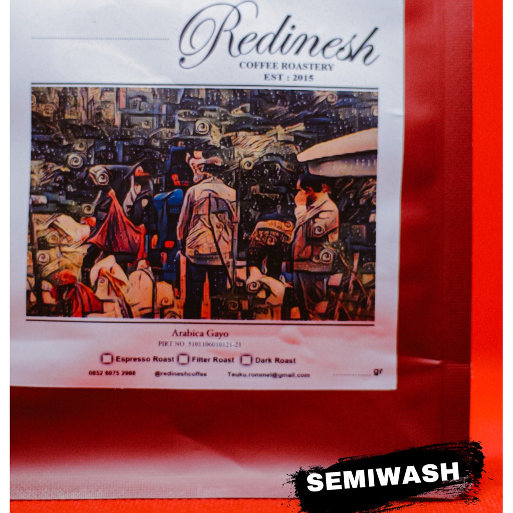

Kopi Gayo Semi Wash 250g Light to Medium from Redinesh Coffee Roastery