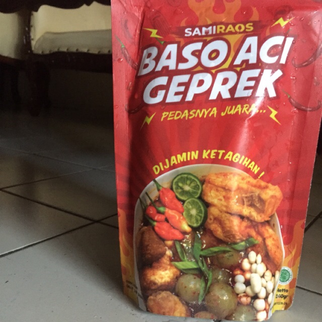

Baso aci geprek UPDATE STOCK