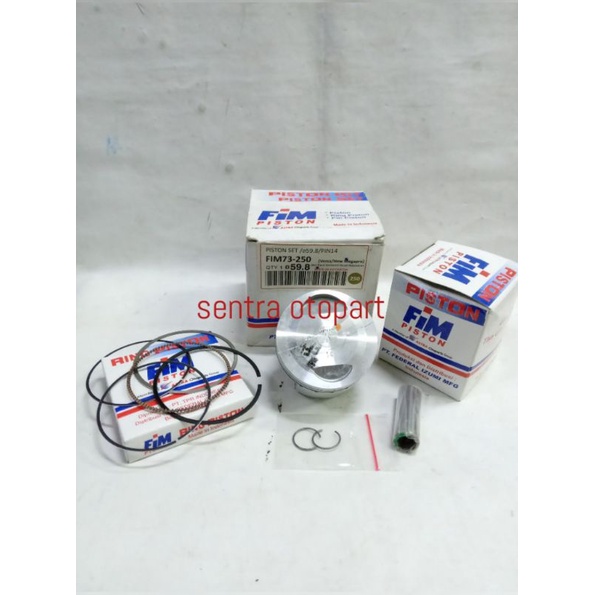 piston seher kit megapro monoshok oversize std original fim