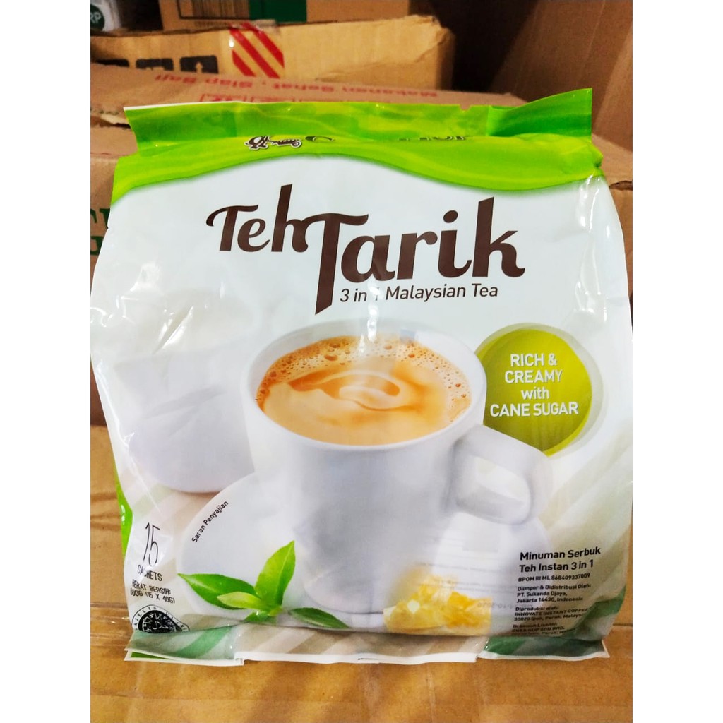 

Chek Hup Teh Tarik 3 in 1 Malaysia Tea Rich & Creamy Isi 15