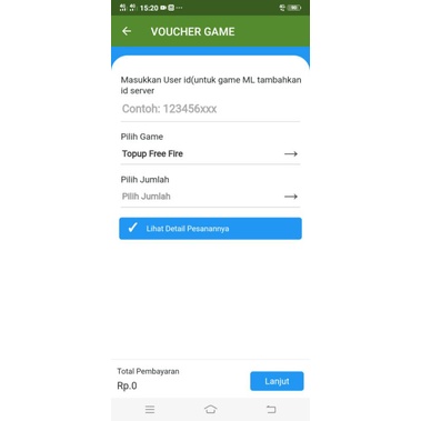Script bukaolshop html Game bisa banyak game