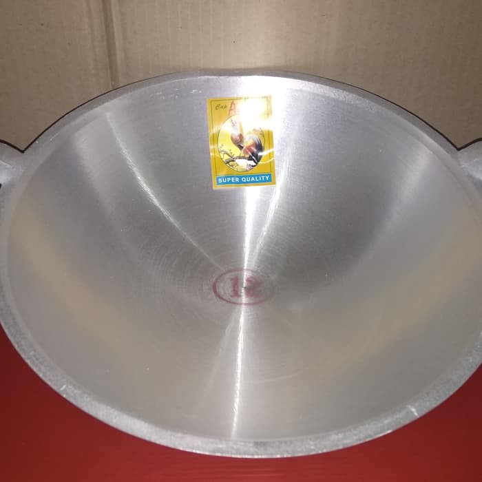 Kuali / wajan Cekung Alumunium no 12