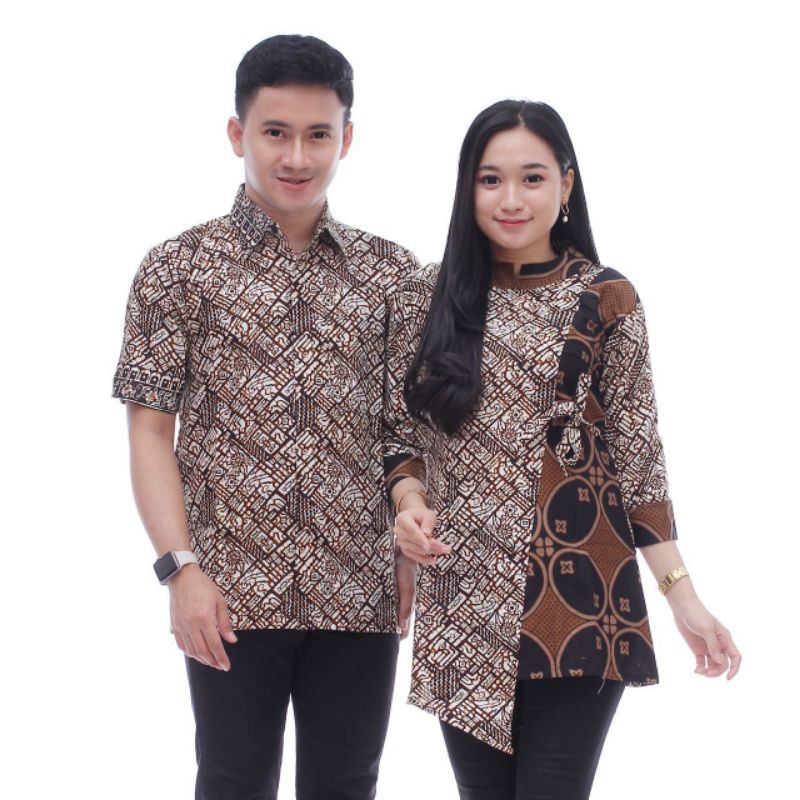 COUPLE BATIK BISA PISAH FASHION WANITA PRIA KELUARGA