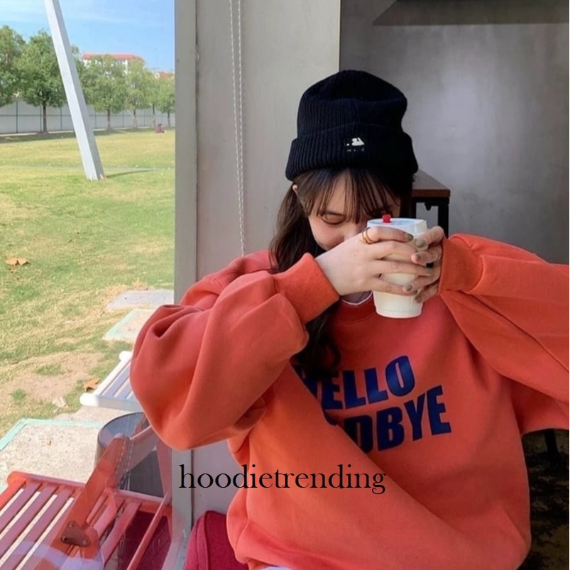 HODISO - Basic Sweater Hello Goodbye Size M-Xxl Unisex (Pria&amp;Wanita)